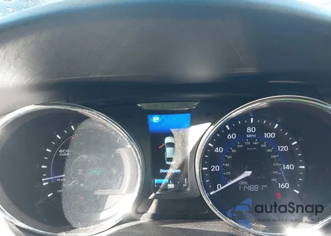 2015 Hyundai Sonata Hybrid Limited из США, поврежденный, VIN KMHEC4A47FA124593